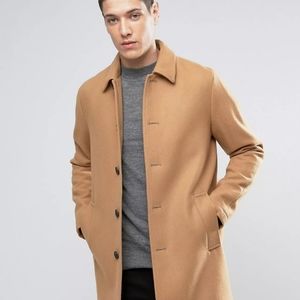 Asos Wool Mix Trench Coat